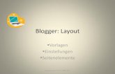 Pr¤Sentation Blogger Layout
