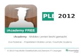 Mobile Learning - PLE 2012