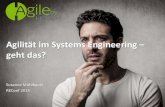 Agilität im Systems Engineering – geht das?