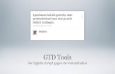 GTD Tools and Workflow