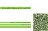 Granular Entrepreneurship - Thesen zu einem möglichen Trend