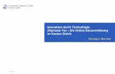 SeGF 2013 | Innovation durch Technologie: ZHprivate Tax - Die Online-Steuererklärung im Kanton Zürich (Peter Seidler)