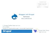 Bloggen mit Drupal