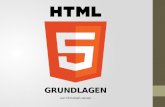 HTML5 Grundlagen