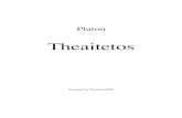 Platon - Theaitetos