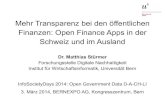 SeGF 2014 | Mehr Transparenz bei den öffentlichen Finanzen