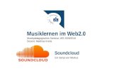 Soundcloud - Musiklernen im Internet