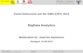 [DE] Panel-Diskussion "BigData Analytics" | DMS EXPO 2013