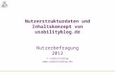 Nutzerstrukturdaten usabilityblog.de