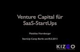 Venture Capital für SaaS Startups || Matthias Hornberger