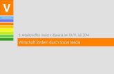 Wirtschaft fördern durch Social Media   Vortrag Kausch für Invest in Bavaria