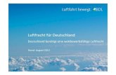 Luftfracht für Deutschland – Deutschland benötigt eine wettbewerbsfähige Luftfracht