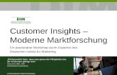 Seminar Customer Insights - Marktforschung