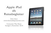 Apple iPad als Reisebegleiter