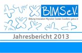 Jahresbericht 2013 - BIMS e.V.