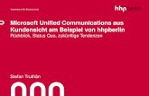 Microsoft Unified Communications aus Kundensicht