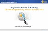 Neukundengewinnung - Regionales Online Marketing