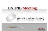 Online-Meetings für HR und Recruiting