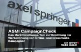 ASMI Campaign Check