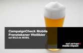 CampaignCheck Mobile: Franziskaner auf BILD.de MOBIL