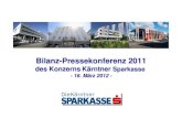 Kärntner Sparkasse Bilanz 2011