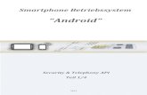 Smartphone Betriebssysteme Android