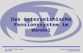 Workshop Pensionsversicherung