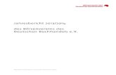 Börsenverein: Jahresbericht 2013/14