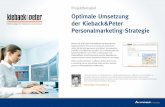 Optimale Umsetzung der Kieback&Peter Personalmarketing-Strategie
