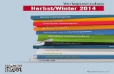 Verlagsprogramm Herbst/Winter 2014