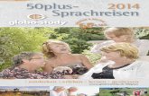 50plus Sprachreisen von globo-study - Katalog 2014