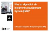 Aufbau eines integrierten Management-Systems (IMS) mit SharePoint