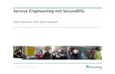 Service Engineering mit Secondlife