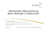 Heimo Laßnig: Salmonella-Überwachung in Österreich