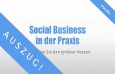 Social Business Seminar (Auszug)