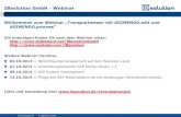 Kostenfreies Webinar: Transportwesen mit AGIMENDO.edit und AGIMENDO.process