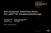 Customer Centricity Score