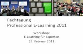 Fachtagung professional e learning 2011 stoller-schai-krieger_hesselmann