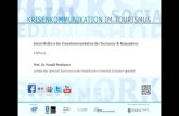 Prof. Dr. Harald Pechlaner (KU Eichstätt): Social Media in der Krisenkommunikation des Tourismus- & Reisesektors