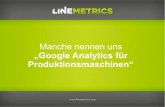 Reinhard Nowak: LineMetrics, Maschinendatenerfassung as a Service