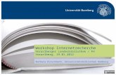 Workshop Internetrecherche / Vorarlberger Landesbibliothek