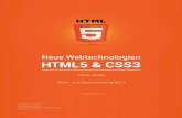 Neue Webtechnologien HTML5 & CSS3