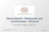 Deutschland – Österreich und Liechtenstein - Schweiz in the Year 2012 1/7/20141 ELM in Simhachalam, Germany 6 October 2012.