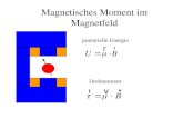 Magnetisches Moment im Magnetfeld potentielle Energie Drehmoment.