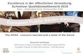 Showcasing and Rewarding European Public Excellence  © Excellence in der öffentlichen Verwaltung. Schweizer Qualitätswettbewerb 2010 Bern.