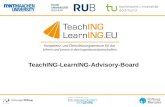 TeachING-LearnING-Advisory-Board. TeachING-LearnING.EU2 Advisory-Board-Members Prof. Dr. Susanne Ihsen Fachgebietsleiterin Gender Studies in den Ingenieurwissenschaften.