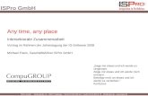 ISPro GmbH - Werksstraße 15 - 45527 Hattingen - Tel.(0 23 24) 920 9-0 - Fax(0 23 24) 920 9-70 - info@ispro.de -  ISPro GmbH Any time, any place.
