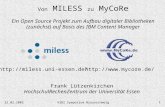 122.02.2002V3D2 Symposium Braunschweig Frank Lützenkirchen HochschulRechenZentrum der Universität Essen Von MILESS zu MyCoRe Ein Open Source Projekt zum.