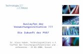 Dr. Klaus Kobek, TechnologieAllianz e.V. Treffen der Forschungsreferentinnen und -referenten – 23.02.2006, Kassel Auslaufen der Verwertungsinitiative ???