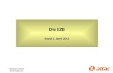 Die EZB Stand 2. April 2013 Stephan Lindner stlindner@ipn.de.